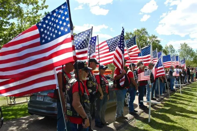 Westboro Baptist Church Protests at Funeral for Marine Richard Bennett