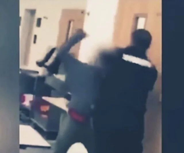 Loudoun County Sheriff High Schooler Punches Sheriff Deputy In Face During Cafeteria Fight But Deputy Is Not In Mood To Play