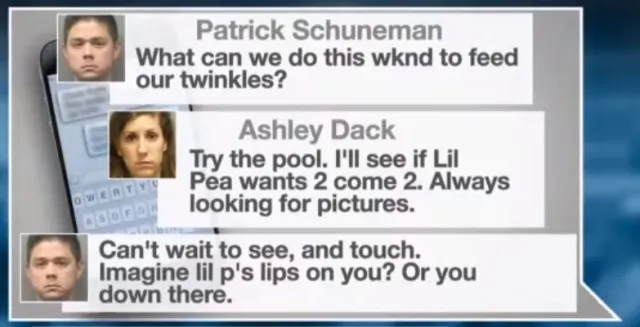 Ashley Dack Man Uncovers Sex Crime On Friend Cell Phone Texts Are Hard To Read